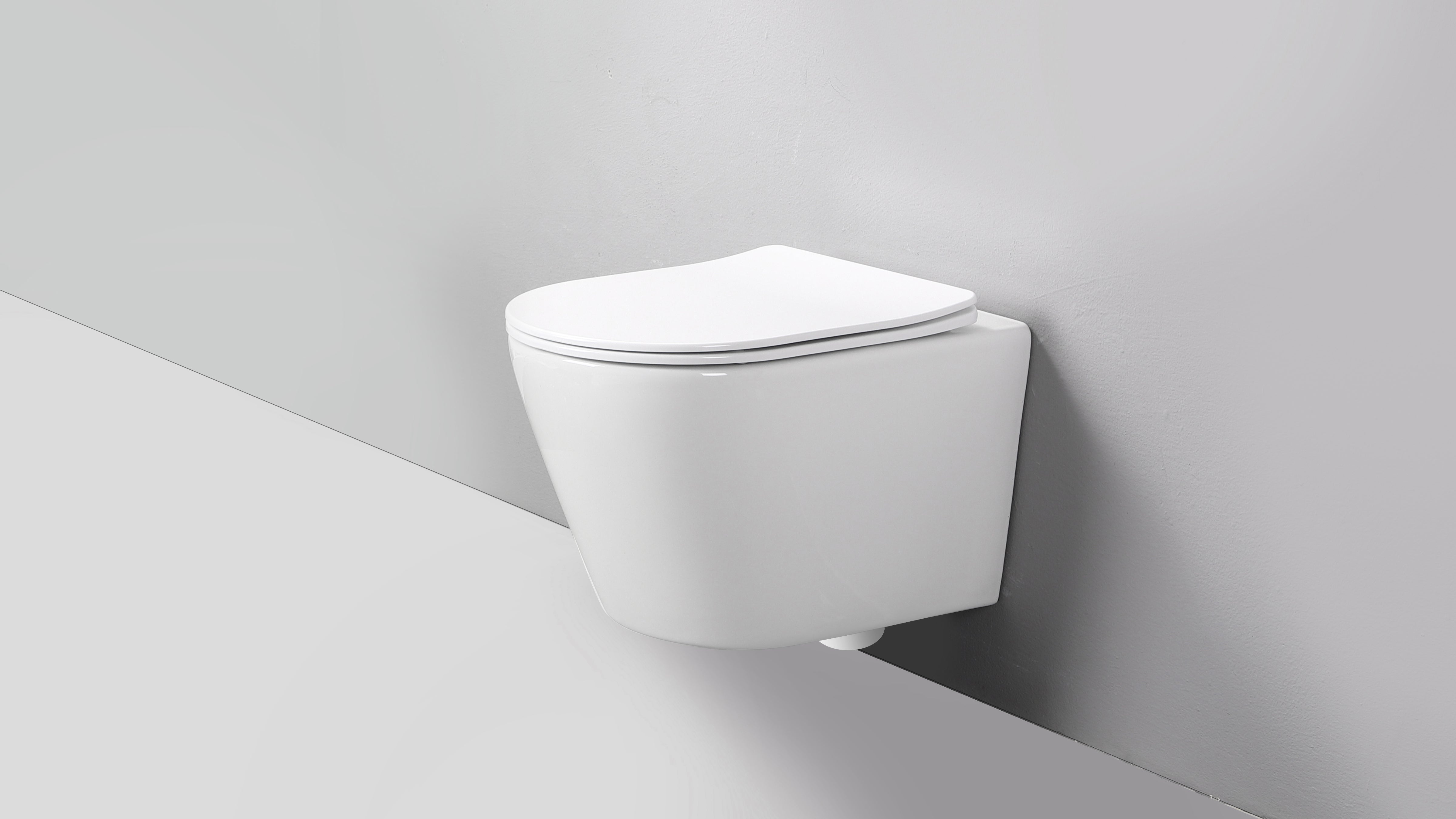 ANTONIO PAN WHITE WALL HUNG PAN & SEAT